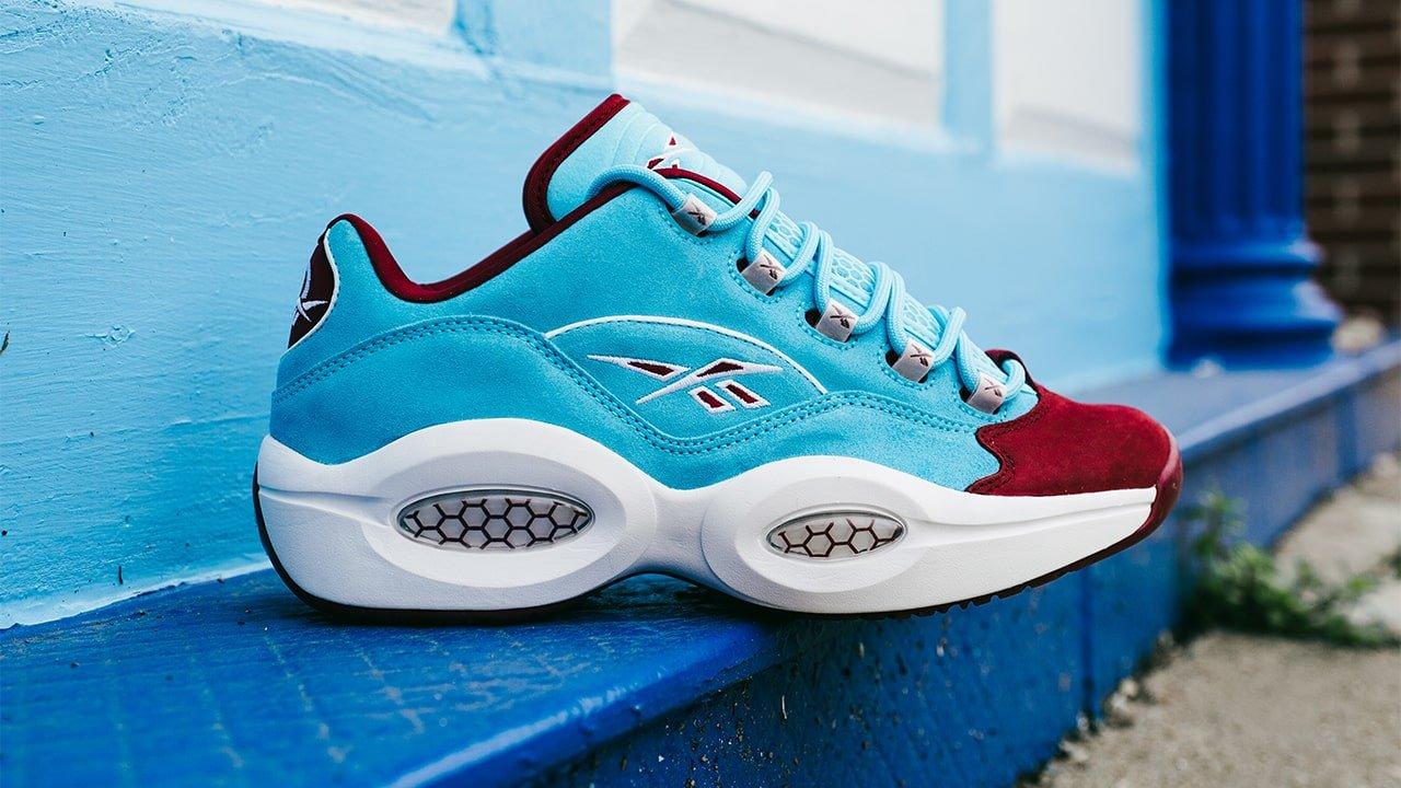Sneakers Release Reebok Question Low “Phillies” Digital Blue/ Classic